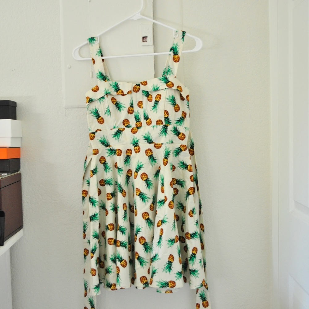 Summer Pineapple Dress